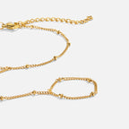 Perrin Free Gift 18K Gold Hand Chain Bracelet - view 4