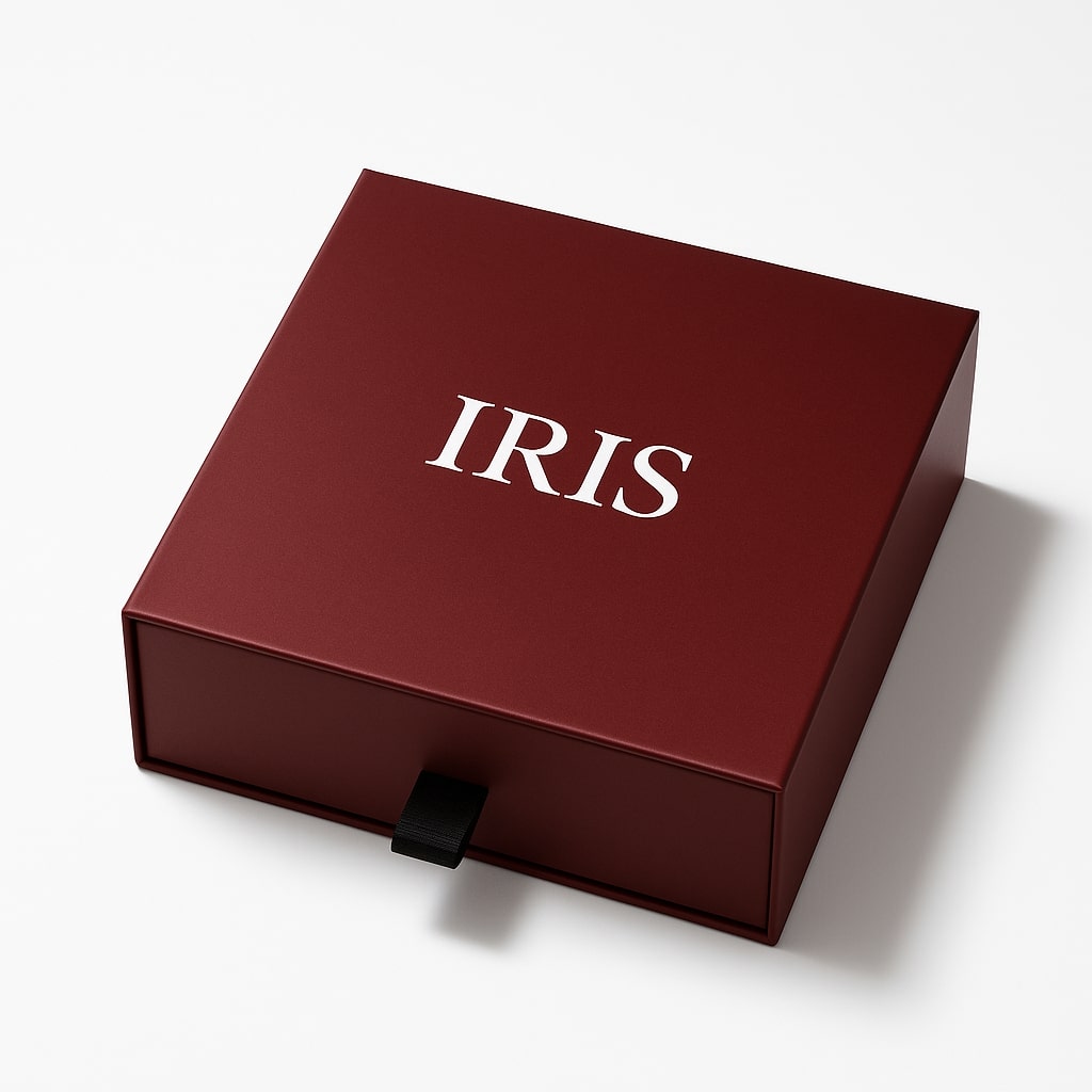 Iris Matte Burgundy Drawer Gift Box for Lingerie - view 1