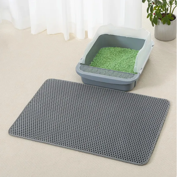 Double-Layer Cat Litter Mat