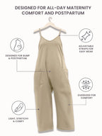 Matilda Oversized Maternity and Postpartum Jumpsuit - view 31