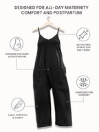 Matilda Oversized Maternity and Postpartum Jumpsuit - view 4