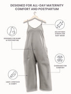 Matilda Oversized Maternity and Postpartum Jumpsuit - view 22