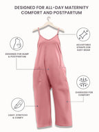 Matilda Oversized Maternity and Postpartum Jumpsuit - view 94