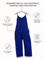 Matilda Oversized Maternity and Postpartum Jumpsuit - view 49