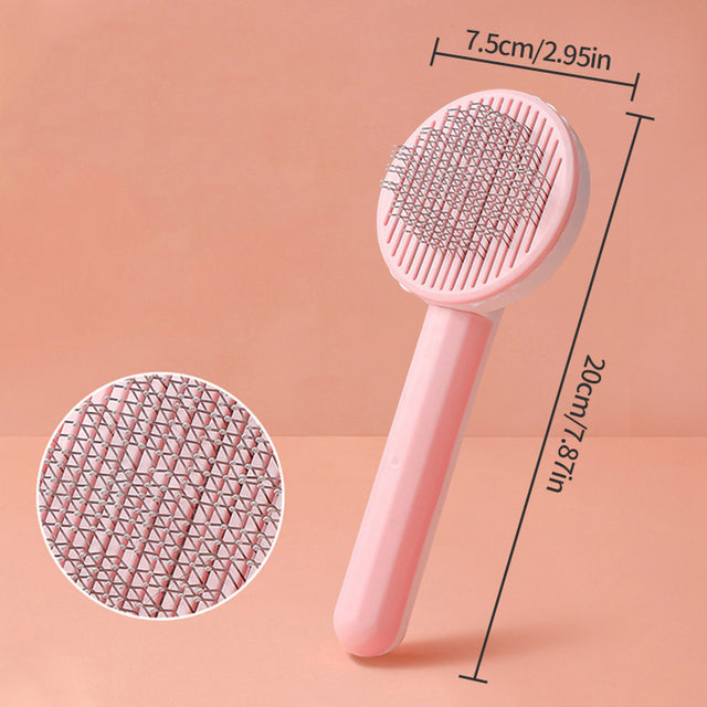 Self-Cleaning Slicker Brush