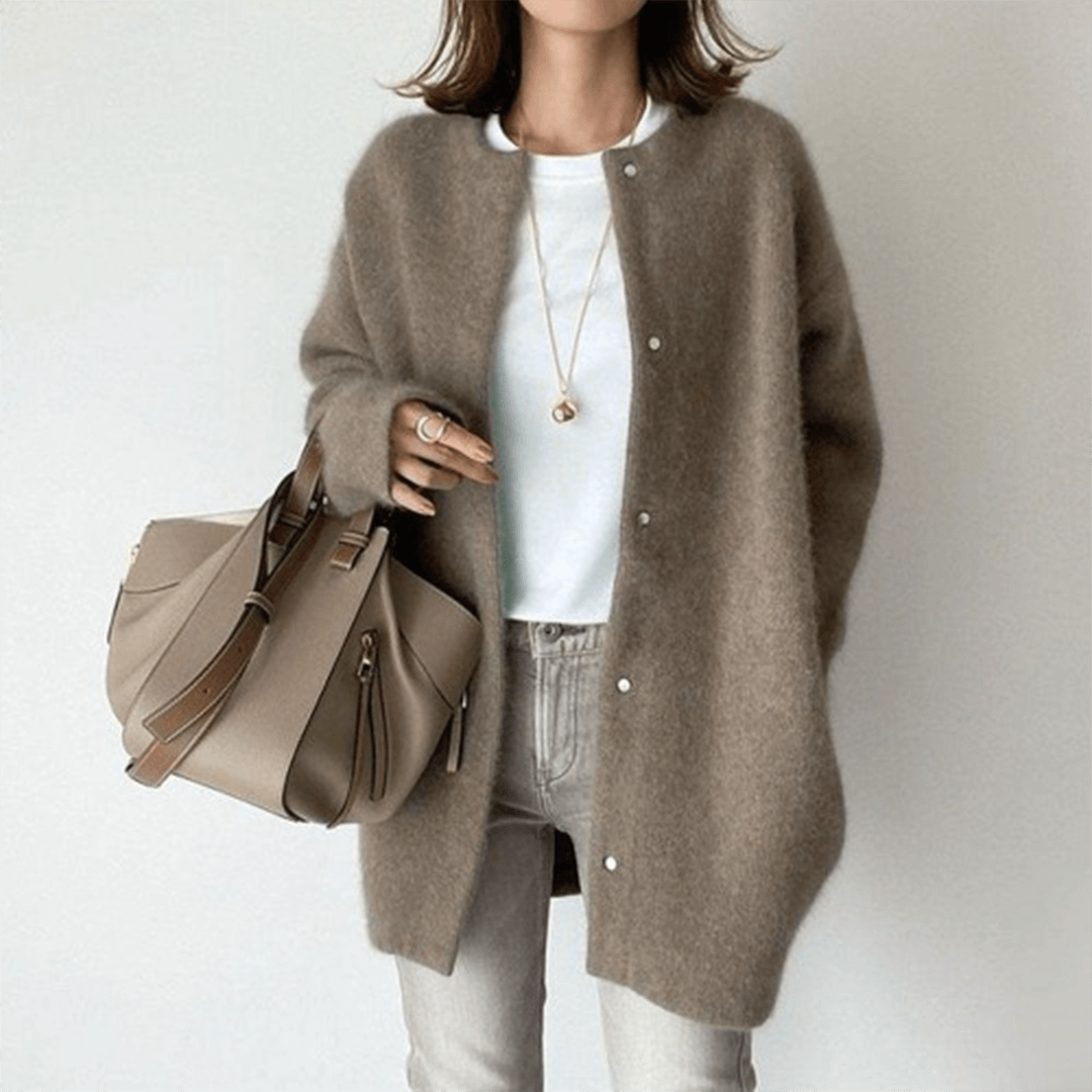 Ottilie Longline Soft Open-Style Knit Cardigan - view 7