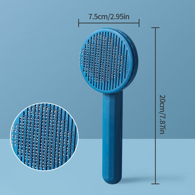 Self-Cleaning Slicker Brush