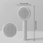 Self-Cleaning Slicker Brush