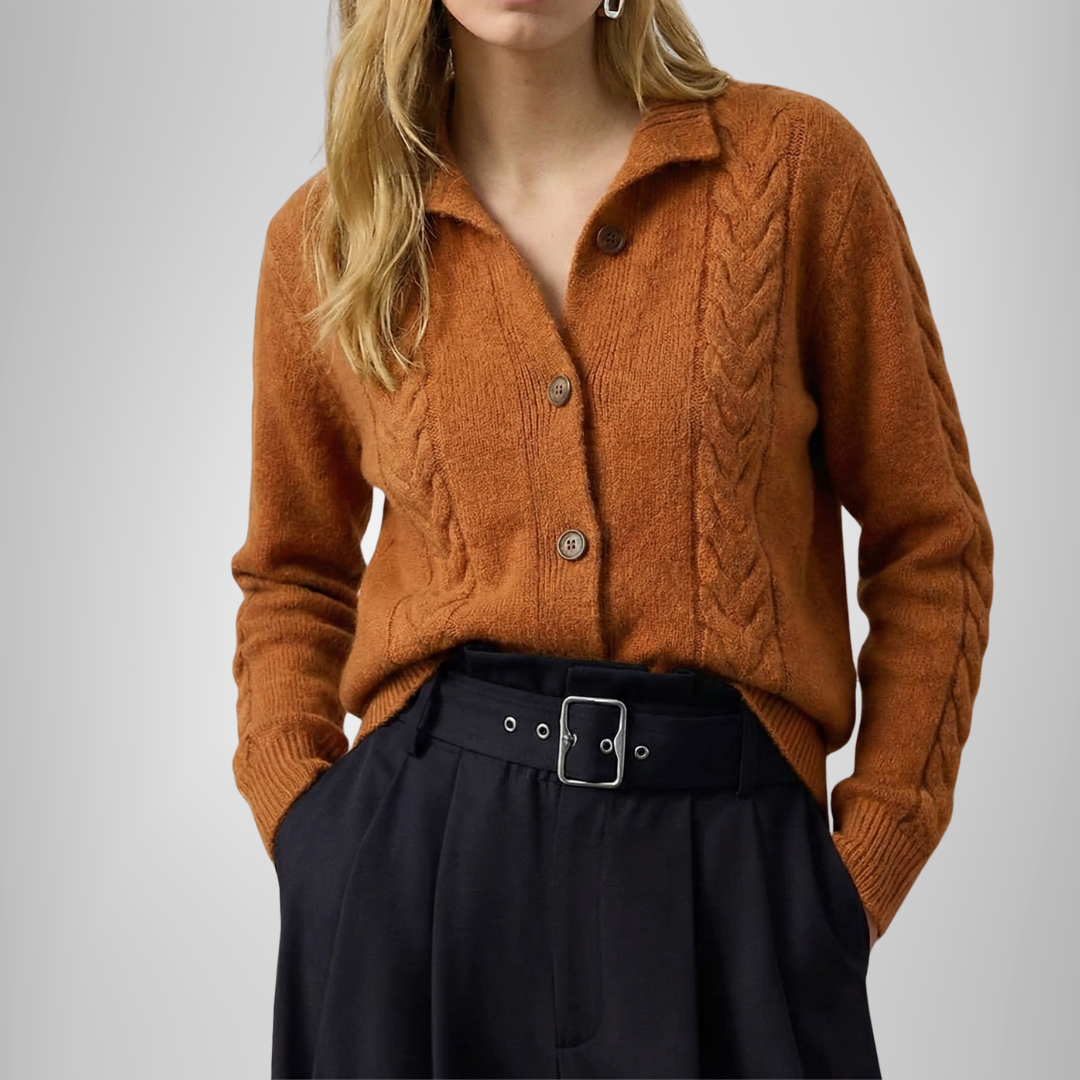 Katia Cable Knit Button-Up Cardigan - view 1
