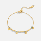 Neri Gold Disc Bracelet - view 4