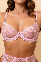 Alina Tulle High-Waisted 3-Piece Lingerie Set - view 3