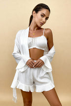 Angie Satin 3-Piece Pajama Set - view 5