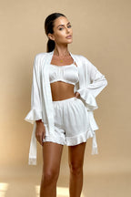 Angie Satin 3-Piece Pajama Set - view 8