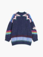 Helene Boho Geometric Knit Cardigan - view 10