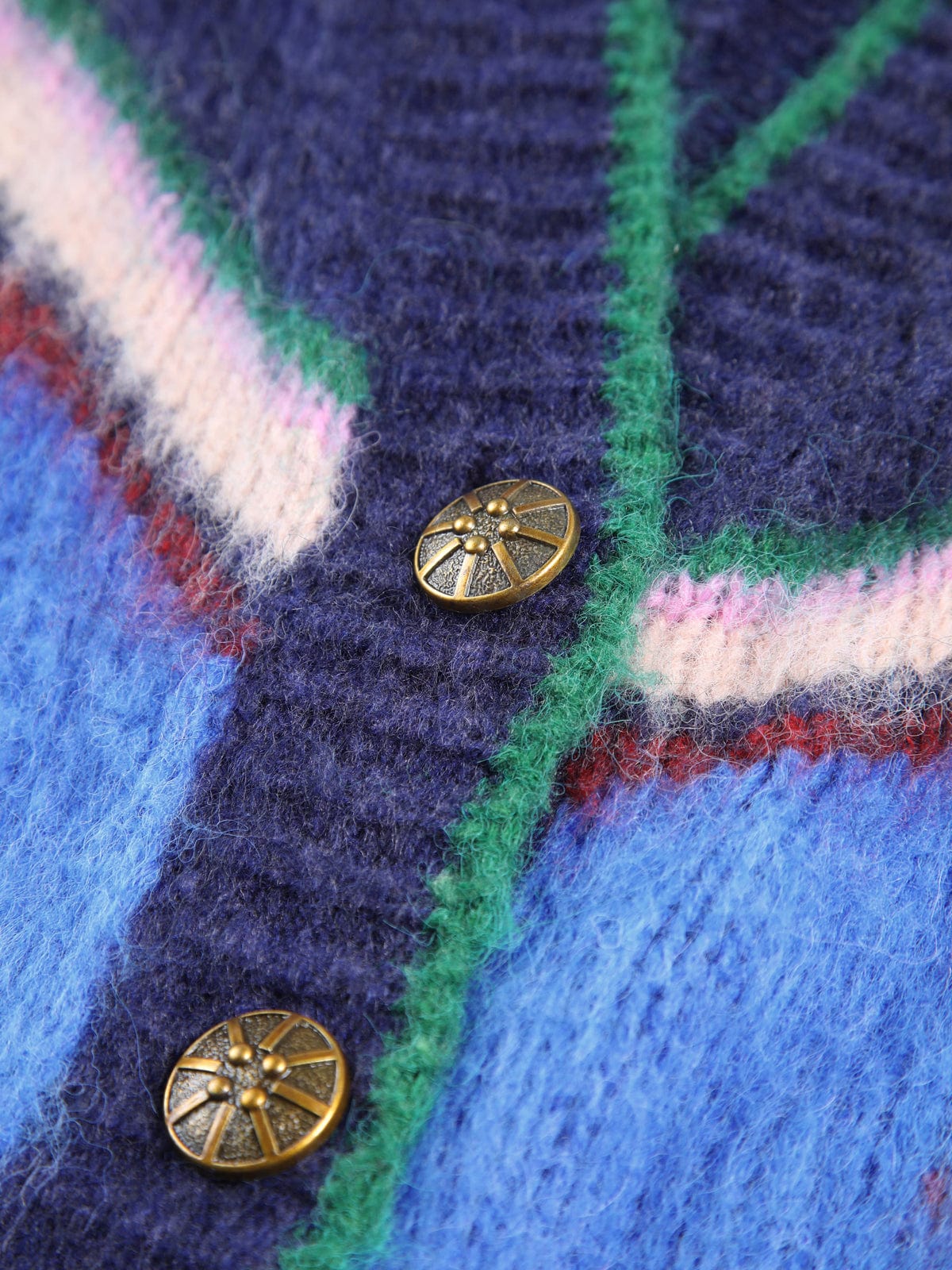 Helene Boho Geometric Knit Cardigan - view 11