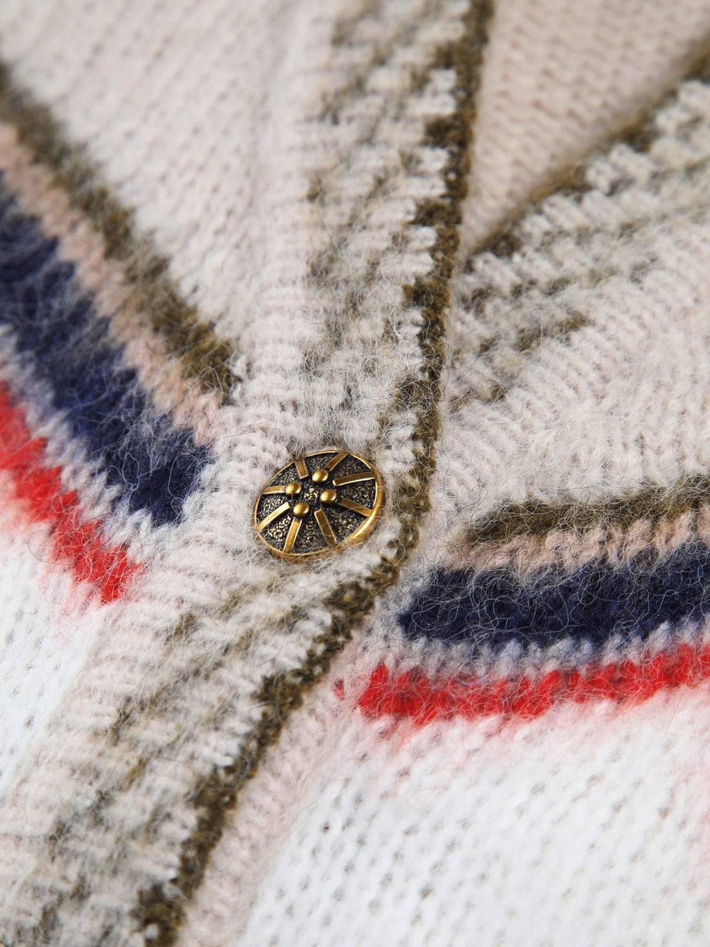 Helene Boho Geometric Knit Cardigan - view 6