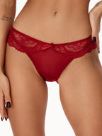 Charm Red Lace Briefs - view 1