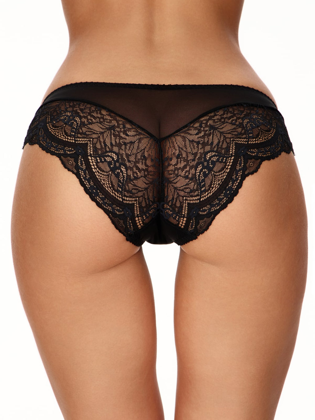 Charm Black Lace Briefs - view 4