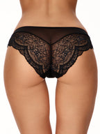 Charm Black Lace Briefs - view 4