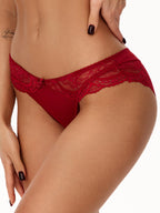 Charm Red Lace Briefs - view 2