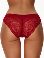 Charm Red Lace Briefs - view 3