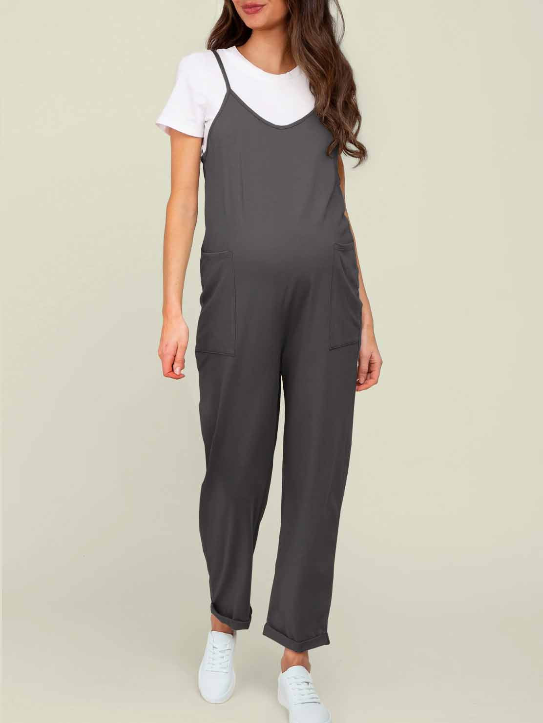 Matilda Oversized Maternity and Postpartum Jumpsuit - view 17