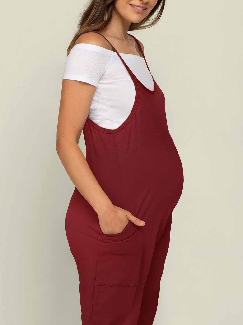 Matilda Oversized Maternity and Postpartum Jumpsuit - view 80