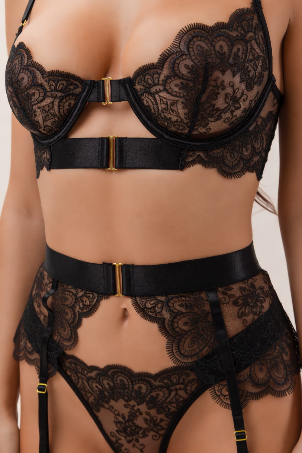 Elodie Lace Bralette 4-Piece Lingerie Set - view 4