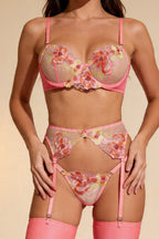 Harper Pink Tulle 4-Piece Lingerie Set - view 2