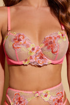 Harper Pink Tulle 4-Piece Lingerie Set - view 3