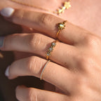 Rina Golden Daisy Infinity Ring - view 2