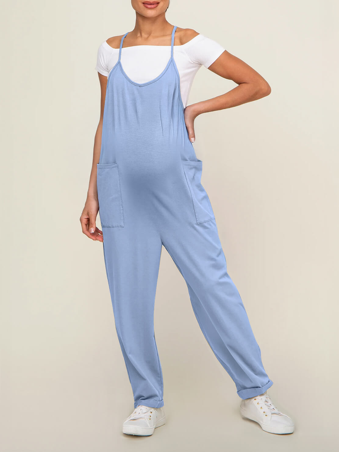 Matilda Oversized Maternity and Postpartum Jumpsuit - view 37