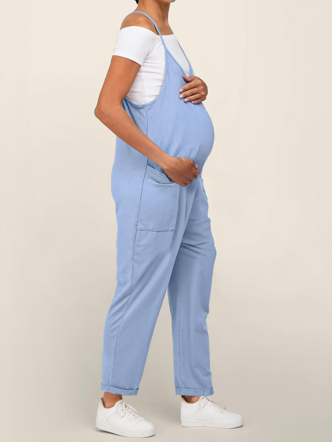 Matilda Oversized Maternity and Postpartum Jumpsuit - view 38
