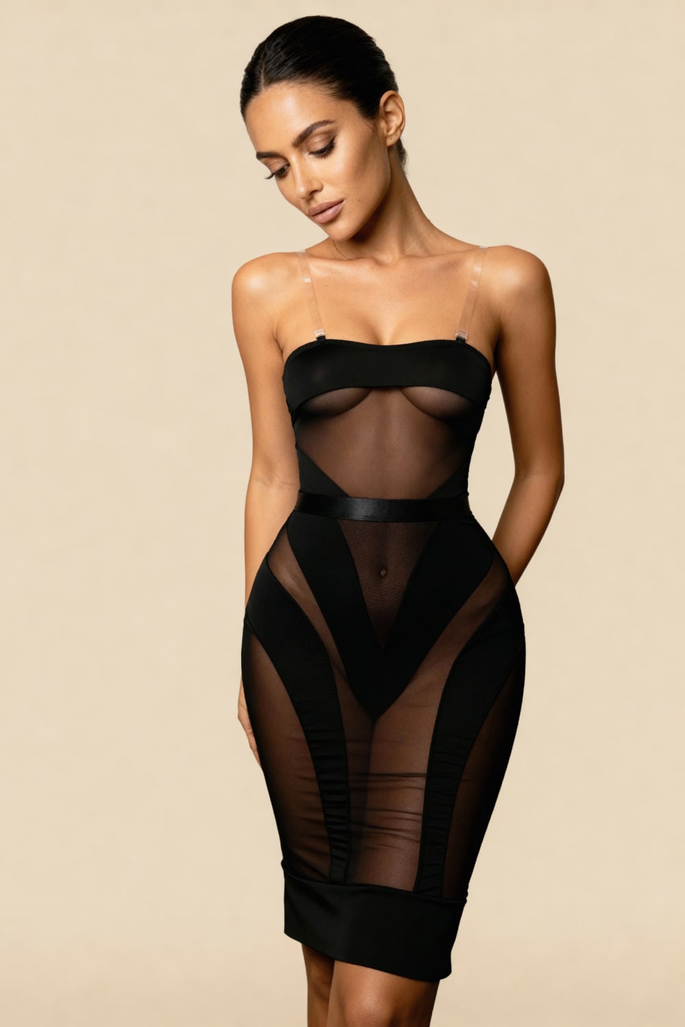 jupe Satin Lingerie Set - view 2
