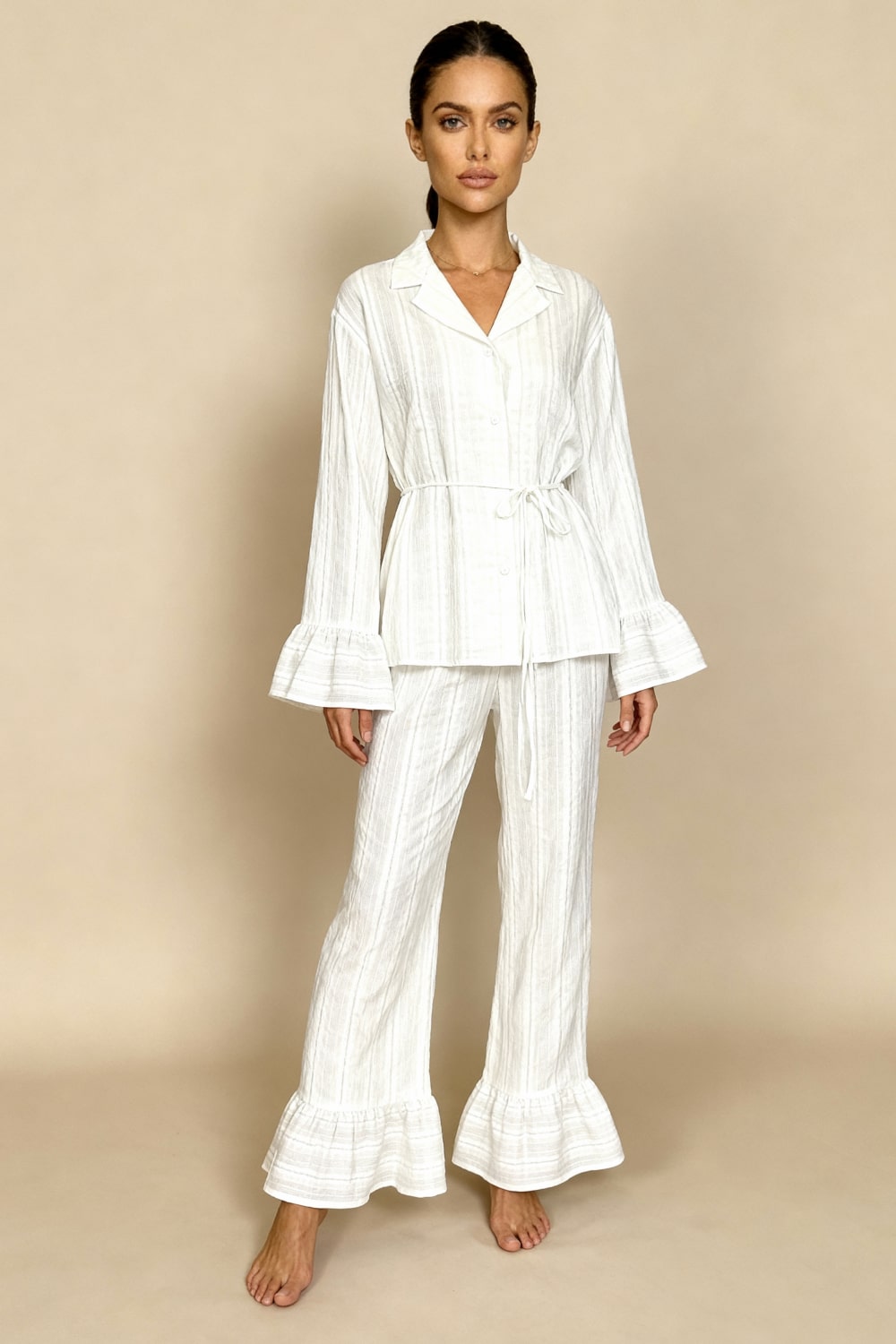 Marguerite Cotton Pajama Set - view 1