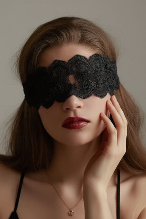 Abigaël Black Lace Mask - view 2