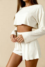 Neraya White Pajama Set - view 4