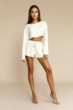 Neraya White Pajama Set - view 5