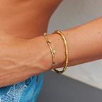 Neri Gold Disc Bracelet - view 2