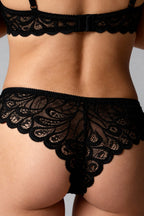 Alba Black Lace Briefs - view 2