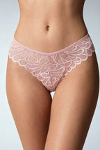Alba Pink Lace Briefs - view 1