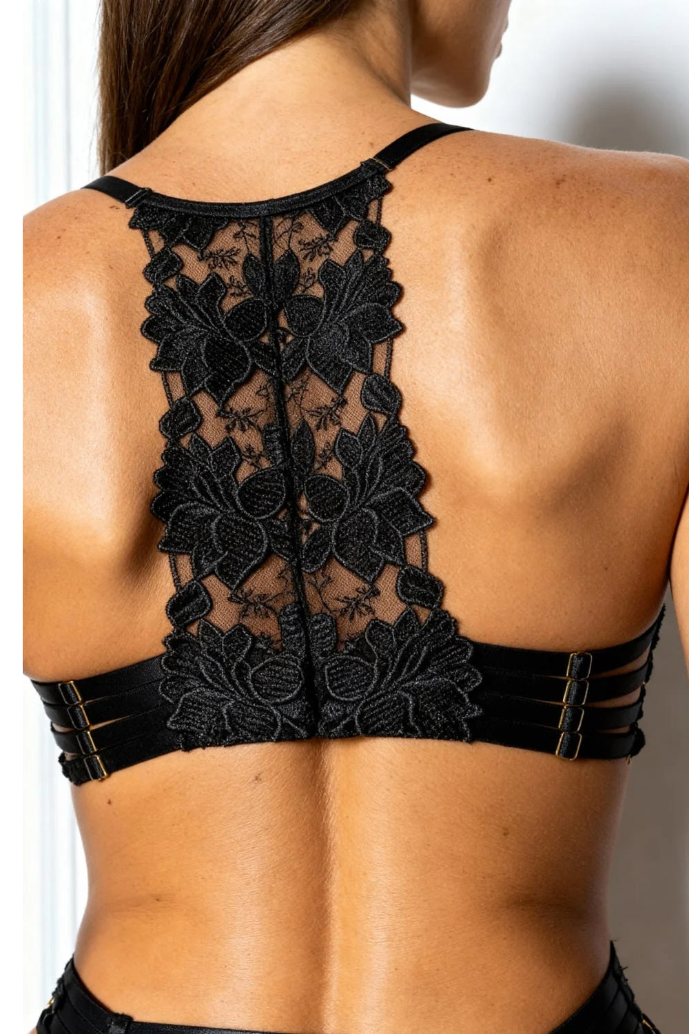 Eden Floral Lace 4-Piece Lingerie Set - view 3