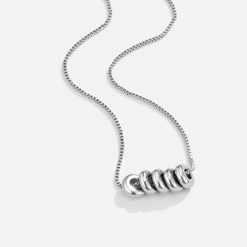 Yasmin Rings Of Happiness Silver Necklace - view 1