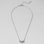 Yasmin Rings Of Happiness Silver Necklace - view 3