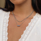 Yasmin Rings Of Happiness Silver Necklace - view 2