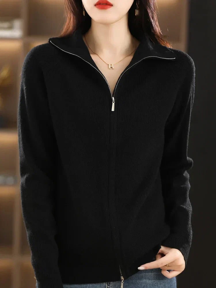 Annika Cardigan with Dual Zip Closure - view 10