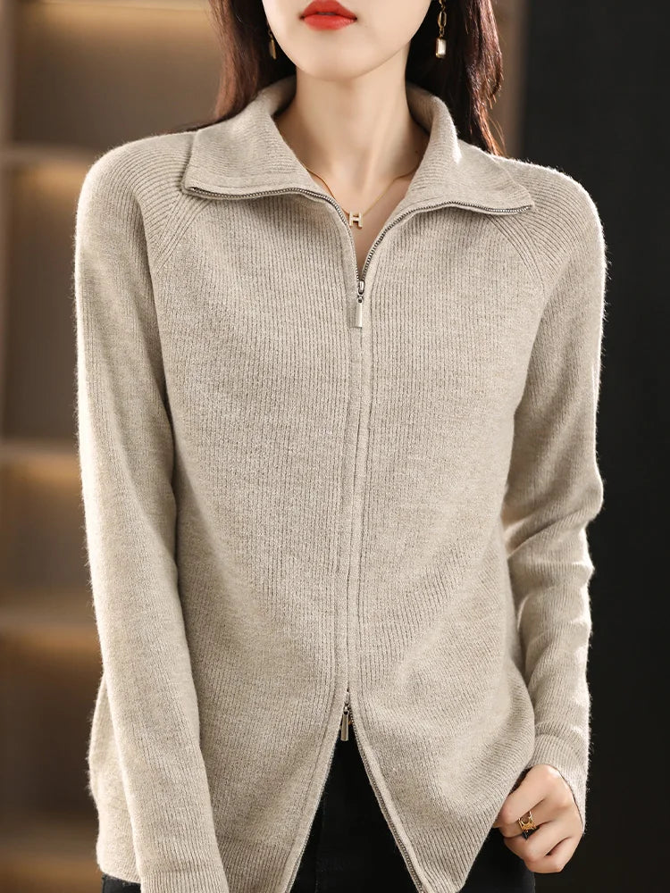 Annika Cardigan with Dual Zip Closure - view 9
