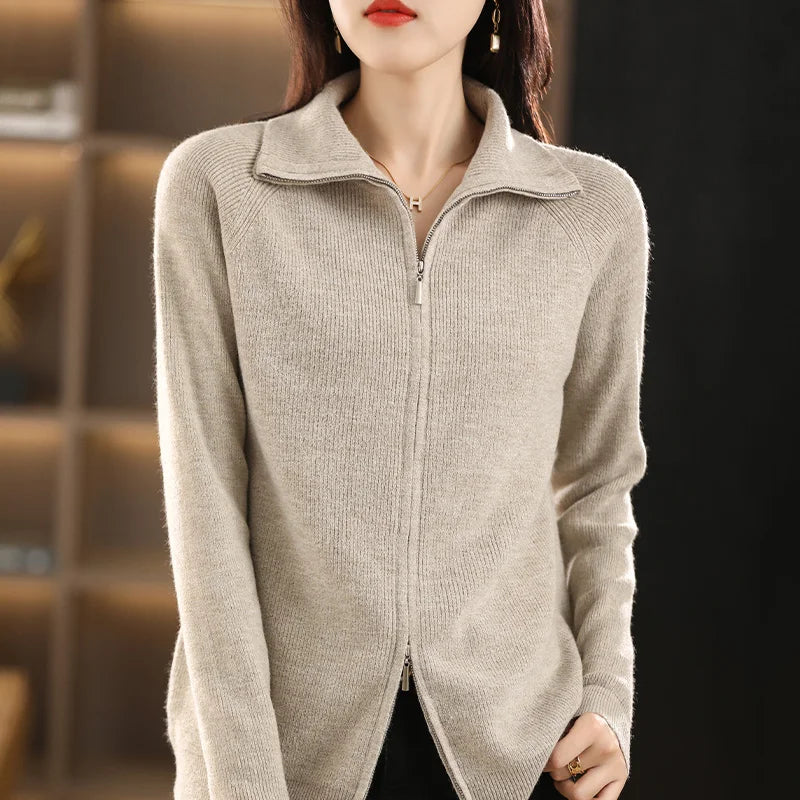 Annika Cardigan with Dual Zip Closure - view 4