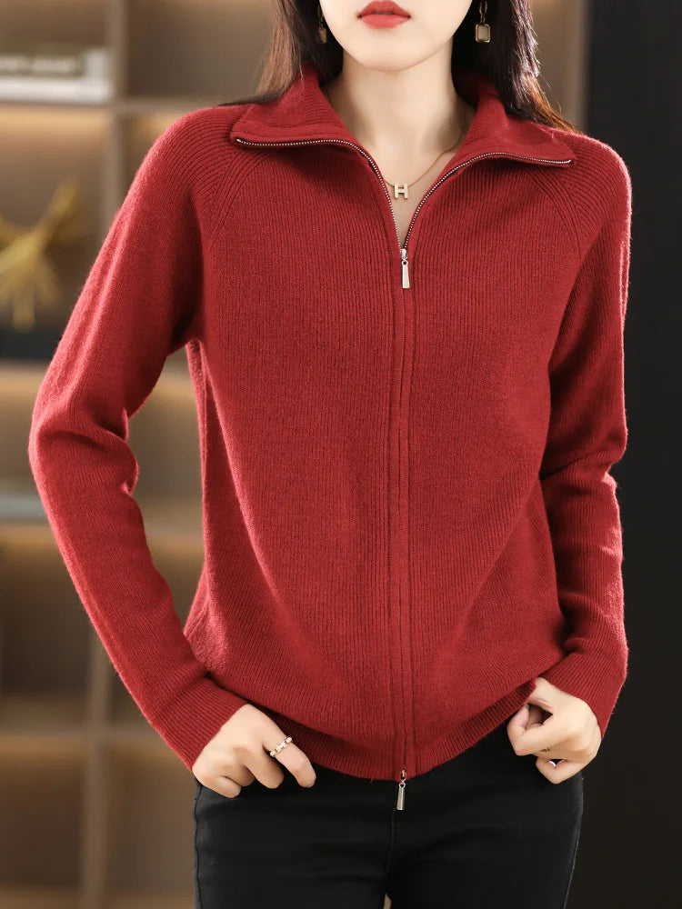 Annika Cardigan with Dual Zip Closure - view 8