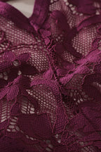 Myra Purple Floral Lace Thong Panties - view 6